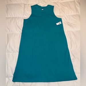 Sleeveless Teal women’s dress